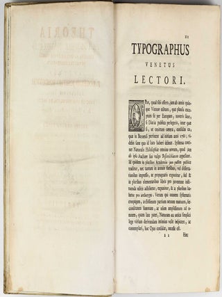 Theoria philosophiae naturalis redacta ad unicam legem virium in natura existentium. Editio Veneta prima ipso auctore praesente, et corrigente.
