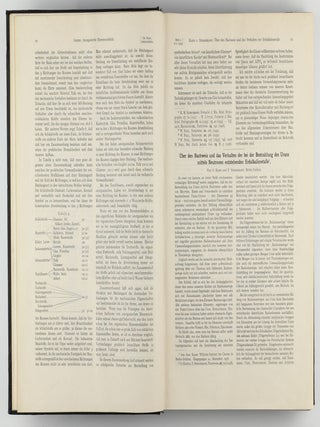 Über den Nachweis und das Verhalten der bei der Bestrahlung des Urans mittels Neutronen entstehenden Erdalkalimetalle (and 5 further articles)