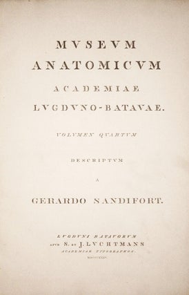 Museum Anatomicum Acadamiae Lugduno-Batavae
