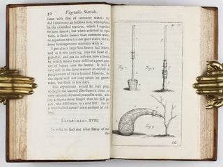 Vegetable Staticks; or, an account of some Statical Experiments on the Sap in Vegetables / Statical Essays: containing haemastaticks; or, an Account of some Hydraulick and Hydrostatical Experiments made on the Blood and Blood-Vessels of Animals.