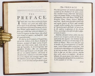 Vegetable Staticks; or, an account of some Statical Experiments on the Sap in Vegetables / Statical Essays: containing haemastaticks; or, an Account of some Hydraulick and Hydrostatical Experiments made on the Blood and Blood-Vessels of Animals.