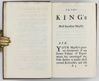 Vegetable Staticks; or, an account of some Statical Experiments on the Sap in Vegetables / Statical Essays: containing haemastaticks; or, an Account of some Hydraulick and Hydrostatical Experiments made on the Blood and Blood-Vessels of Animals.