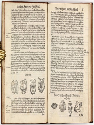 Feldtbuch der Wundt Artzney, sampt des Menschen Cörpers Anatomey, unnd chirurgischen Instrumenten, warhafftig Abcontrafeyt, und beschrieben