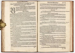Feldtbuch der Wundt Artzney, sampt des Menschen Cörpers Anatomey, unnd chirurgischen Instrumenten, warhafftig Abcontrafeyt, und beschrieben