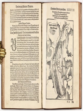 Feldtbuch der Wundt Artzney, sampt des Menschen Cörpers Anatomey, unnd chirurgischen Instrumenten, warhafftig Abcontrafeyt, und beschrieben