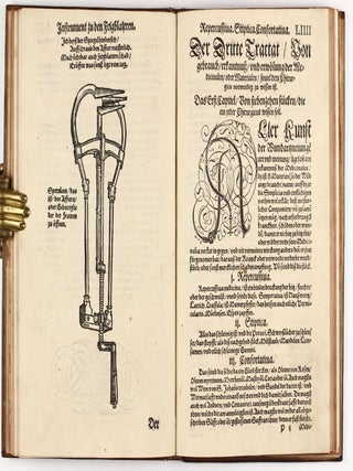 Feldtbuch der Wundt Artzney, sampt des Menschen Cörpers Anatomey, unnd chirurgischen Instrumenten, warhafftig Abcontrafeyt, und beschrieben