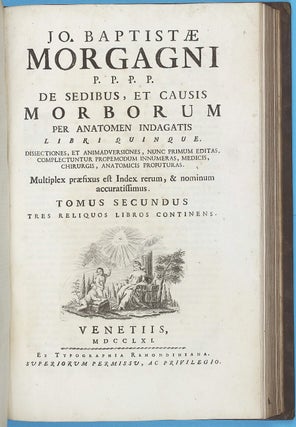 De sedibus, et causis morborum per anatomen indagatis libri quinque