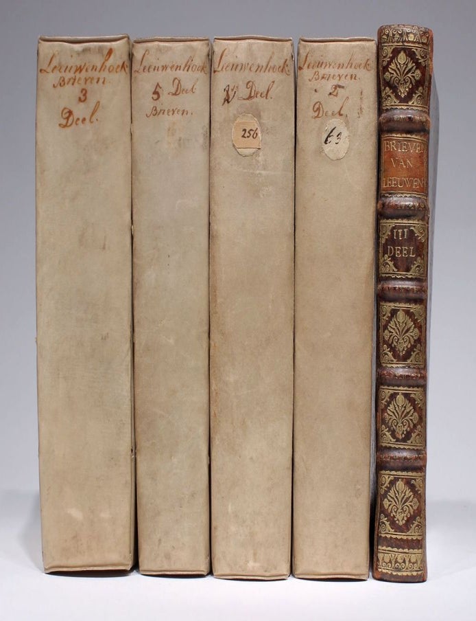 Item #001988 Ontledingen en ondekkingen... Brieven... [17 parts bound in 5 volumes]. Anton van LEEUWENHOEK.