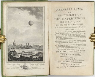 Description des experiences de la machine aerostatique de MM. de Montgolfier et de celles auxquelles cette decouverte a donne lieu.