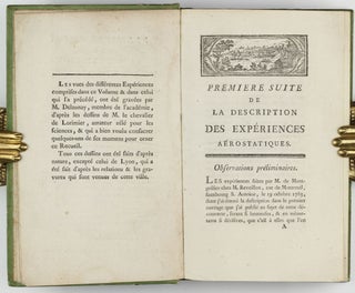 Description des experiences de la machine aerostatique de MM. de Montgolfier et de celles auxquelles cette decouverte a donne lieu.