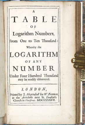 Thesaurarium Mathematicae, Or The Treasury of the Mathematicks. Containing Variety of usefull Practices in Arithmetick, Geometry, Trigonometry, Astronomy, Geography, Navigation and Surveying...