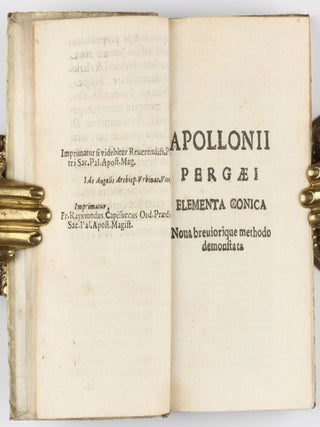 Elementa conica Apollonii Paergei et Archimedis opera nova & breviori methodo demonstrata...
