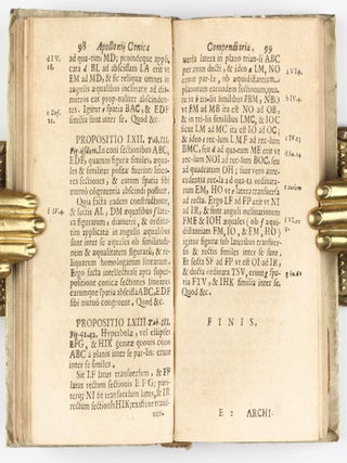 Elementa conica Apollonii Paergei et Archimedis opera nova & breviori methodo demonstrata...