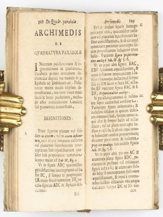 Elementa conica Apollonii Paergei et Archimedis opera nova & breviori methodo demonstrata...