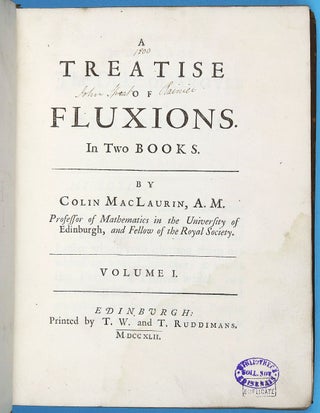 A Treatise of Fluxions.