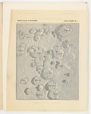 Atlas lunaire; reproduisant à une échelle réduite aux 2/5 les agrandissements photographiques; Atlas photographique de la lune.