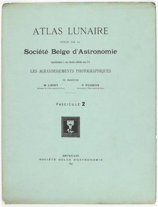 Atlas lunaire; reproduisant à une échelle réduite aux 2/5 les agrandissements photographiques; Atlas photographique de la lune.