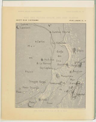 Atlas lunaire; reproduisant à une échelle réduite aux 2/5 les agrandissements photographiques; Atlas photographique de la lune.