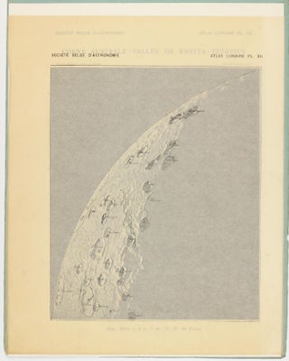 Atlas lunaire; reproduisant à une échelle réduite aux 2/5 les agrandissements photographiques; Atlas photographique de la lune.