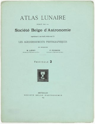 Atlas lunaire; reproduisant à une échelle réduite aux 2/5 les agrandissements photographiques; Atlas photographique de la lune.