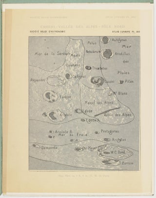 Atlas lunaire; reproduisant à une échelle réduite aux 2/5 les agrandissements photographiques; Atlas photographique de la lune.
