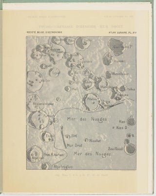 Atlas lunaire; reproduisant à une échelle réduite aux 2/5 les agrandissements photographiques; Atlas photographique de la lune.