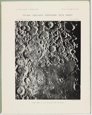 Atlas lunaire; reproduisant à une échelle réduite aux 2/5 les agrandissements photographiques; Atlas photographique de la lune.