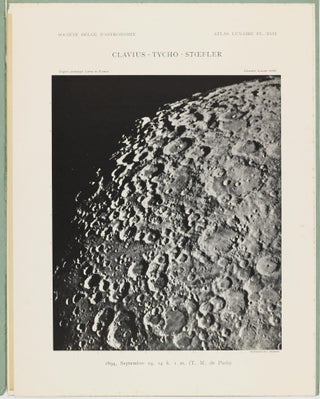 Atlas lunaire; reproduisant à une échelle réduite aux 2/5 les agrandissements photographiques; Atlas photographique de la lune.