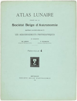 Atlas lunaire; reproduisant à une échelle réduite aux 2/5 les agrandissements photographiques; Atlas photographique de la lune.
