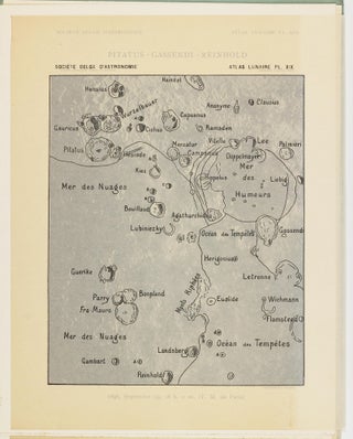 Atlas lunaire; reproduisant à une échelle réduite aux 2/5 les agrandissements photographiques; Atlas photographique de la lune.