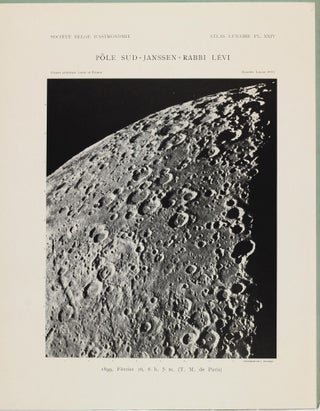 Atlas lunaire; reproduisant à une échelle réduite aux 2/5 les agrandissements photographiques; Atlas photographique de la lune.
