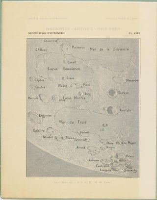 Atlas lunaire; reproduisant à une échelle réduite aux 2/5 les agrandissements photographiques; Atlas photographique de la lune.