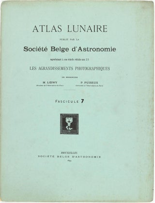 Atlas lunaire; reproduisant à une échelle réduite aux 2/5 les agrandissements photographiques; Atlas photographique de la lune.