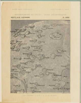Atlas lunaire; reproduisant à une échelle réduite aux 2/5 les agrandissements photographiques; Atlas photographique de la lune.