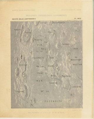 Atlas lunaire; reproduisant à une échelle réduite aux 2/5 les agrandissements photographiques; Atlas photographique de la lune.
