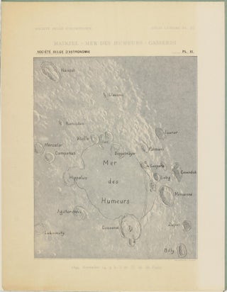 Atlas lunaire; reproduisant à une échelle réduite aux 2/5 les agrandissements photographiques; Atlas photographique de la lune.