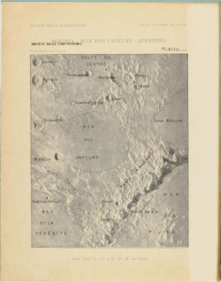 Atlas lunaire; reproduisant à une échelle réduite aux 2/5 les agrandissements photographiques; Atlas photographique de la lune.