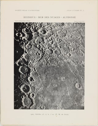 Atlas lunaire; reproduisant à une échelle réduite aux 2/5 les agrandissements photographiques; Atlas photographique de la lune.