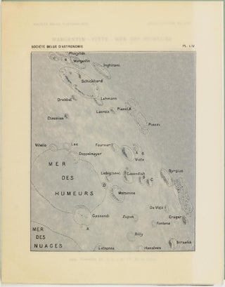 Atlas lunaire; reproduisant à une échelle réduite aux 2/5 les agrandissements photographiques; Atlas photographique de la lune.