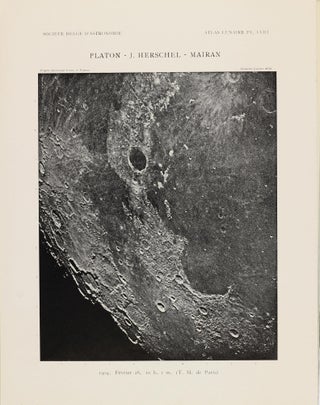 Atlas lunaire; reproduisant à une échelle réduite aux 2/5 les agrandissements photographiques; Atlas photographique de la lune.