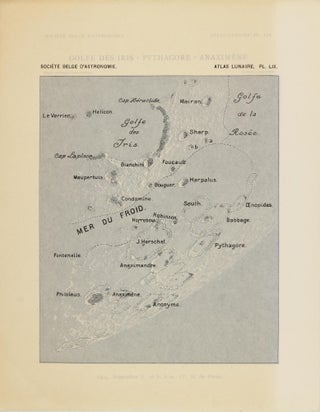 Atlas lunaire; reproduisant à une échelle réduite aux 2/5 les agrandissements photographiques; Atlas photographique de la lune.