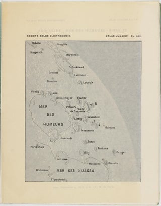 Atlas lunaire; reproduisant à une échelle réduite aux 2/5 les agrandissements photographiques; Atlas photographique de la lune.
