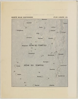 Atlas lunaire; reproduisant à une échelle réduite aux 2/5 les agrandissements photographiques; Atlas photographique de la lune.