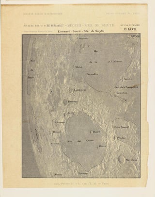 Atlas lunaire; reproduisant à une échelle réduite aux 2/5 les agrandissements photographiques; Atlas photographique de la lune.