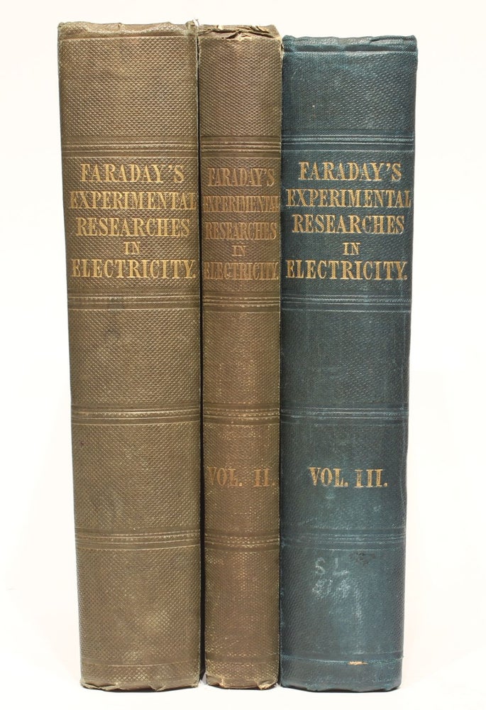 Item #002137 Experimental Researches in Electricity. Michael FARADAY.