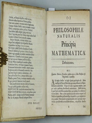 Philosophiae Naturalis Principia Mathematica | Isaac NEWTON | 1st Edition