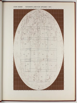 Orthographic Atlas of the Moon - Supplement Number One to the Photographic Lunar Atlas. Edition A showing the Standard Orthographic Coordinate grid, Part 1: Central Area; Part 2: Limb area.