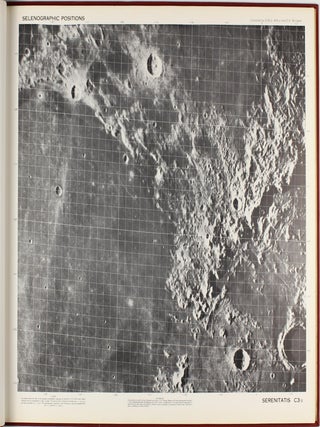 Orthographic Atlas of the Moon - Supplement Number One to the Photographic Lunar Atlas. Edition A showing the Standard Orthographic Coordinate grid, Part 1: Central Area; Part 2: Limb area.