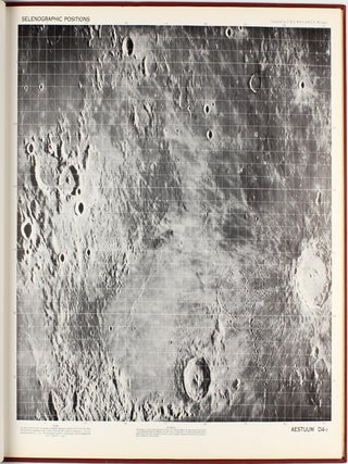 Orthographic Atlas of the Moon - Supplement Number One to the Photographic Lunar Atlas. Edition A showing the Standard Orthographic Coordinate grid, Part 1: Central Area; Part 2: Limb area.
