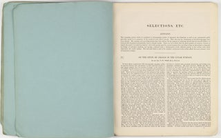 Contributions to Selenography. Illustrated by Three Maps and numerous engravings.